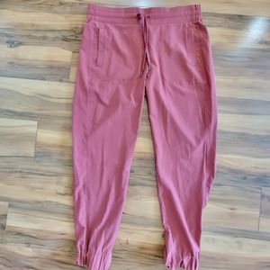 Lightweight Rust Red Joggers